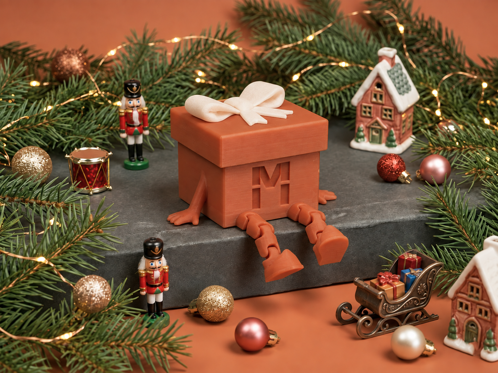 Le Petit Cadeau — figurine de Noël personnalisée